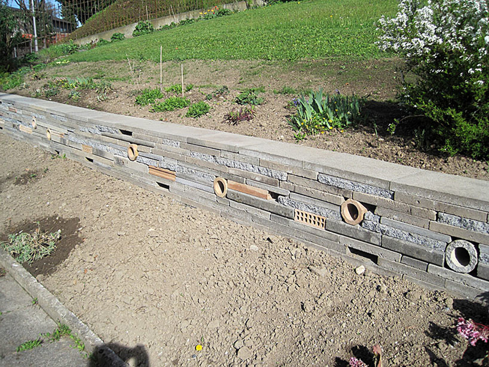 Recycling Mauer, Stauffacherweg Luzern, 2015